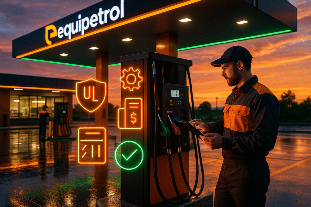 Equipos para estaciones de servicio en Colombia