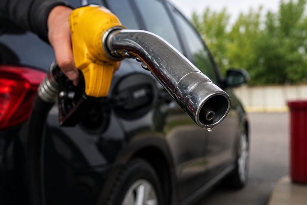 Boquilla automática de combustible